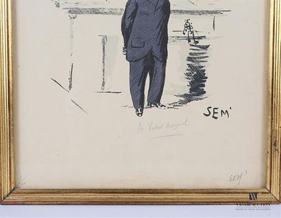 null SEM' (1863-1934) d'après
Marquet
Lithographie sur papier
Signée en bas à droite...