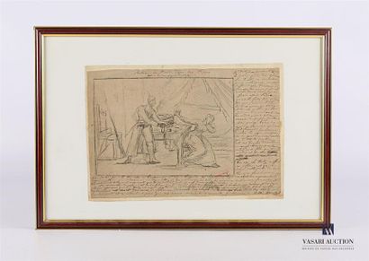 null A. CLEMENT 
Return of Fritz to his homes after the 1870
campaign Pencil drawing...