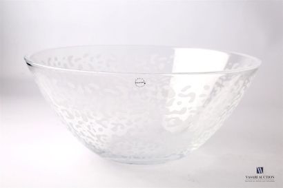 null SALVIATI
Glass bowl model Raindrops with decoration of free form sandblasted...