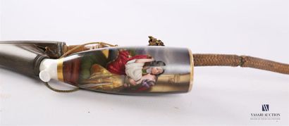null GERMANY
German Pipe, the porcelain hearth with decoration of a romantic scene,...