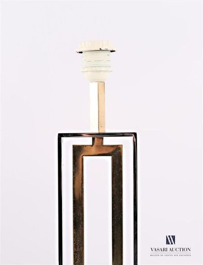 null RIZZO Willy in the taste of Lamp
base in chromed and gilded metal resting on...