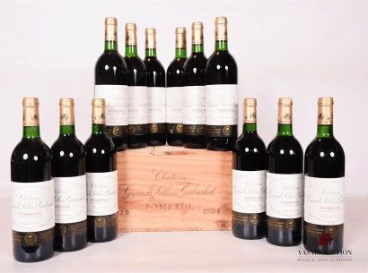 null 12 bouteilles	Château GRANDS SILLONS GABACHOT	Pomerol	1994

	Et. impeccables...