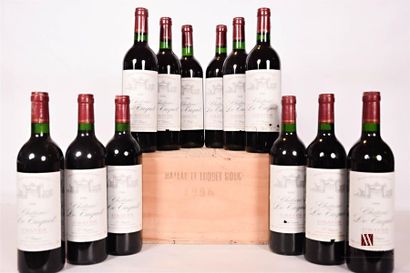 null 12 bouteilles	Château LE TUQUET 	Graves	1996

	Et.: 3 impeccables, 1 un peu...