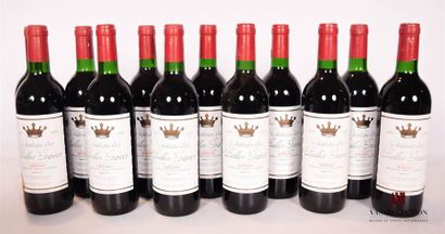 null 12 bouteilles	Château DES BELLES GRAVES	Médoc CB	1990

	Et.: 10 excellentes,...