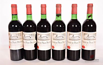 null 6 bouteilles	Château PAVIE DECESSE	St Emilion GCC	

	1 blle de 1975, 5 blles...