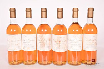 null 6 bouteilles	Château LOUBENS	Ste Croix du Mont	1978

	Et. fanées et tachées...