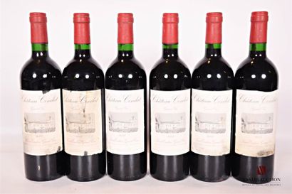 null 6 bouteilles	Château CONDAT	St Emilion GC	2003

	Et.: 2 un peu tachées, 4 plus...