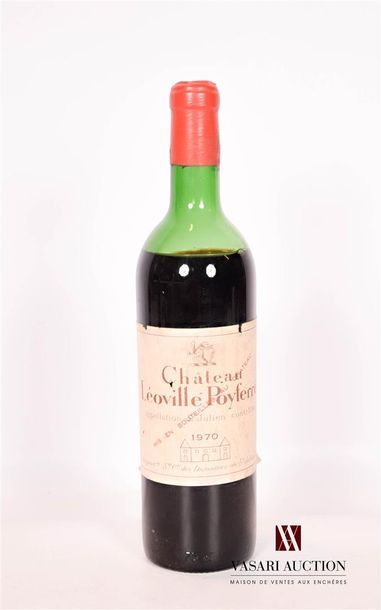 null 1 bouteille	Chateau LÉOVILLE POYFERRÉ	St Julien 	1970

	Et. fanée, tachée avec...