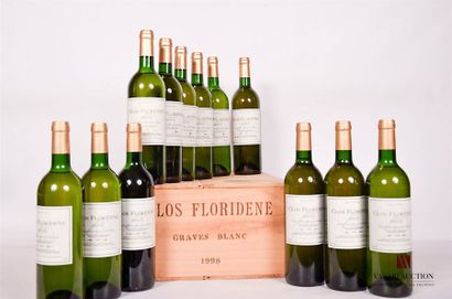 12 bouteilles	CLOS FLORIDÈNE	Graves blanc	1998

	Et....