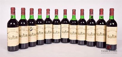 null 12 bottlesChâteau PETIT-FAURIE-QUETSt Emilion1985

	And: 10 stained, 2 more...