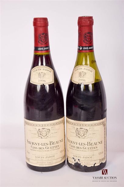 null 2 bouteilles	SAVIGNY LES BEAUNE 1er Cru Clos des Guettes mise L. Jadot		1996

	Et....