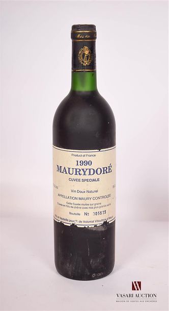 null 1 bouteille	VDN MAURYDORÉ "Cuvée Spéciale" mise P. de Volontat Vit.		1990

	17°....