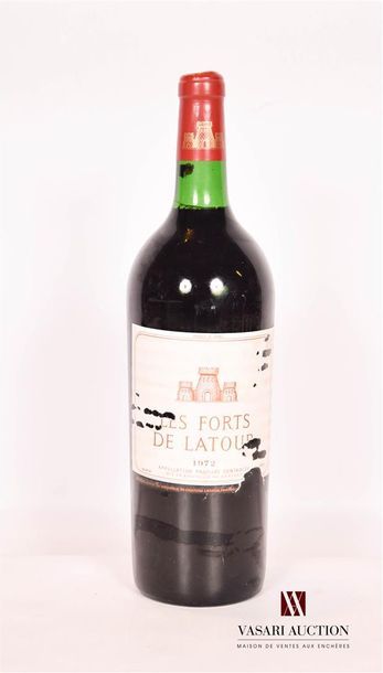 null 1 MagnumLES FORTS DE LATOURPauillac 1972

	And. faded, a little stained and...