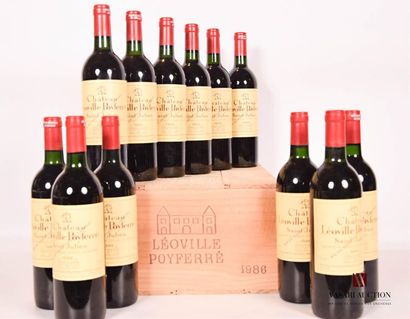 null 12 bottlesChâteau LÉOVILLE POYFERRÉSt Julien GCC1986

	And. impeccable. N: low...