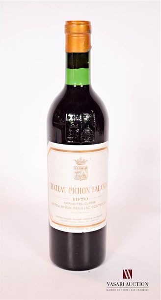 1 bouteille	Château PICHON LALANDE	Pauillac...