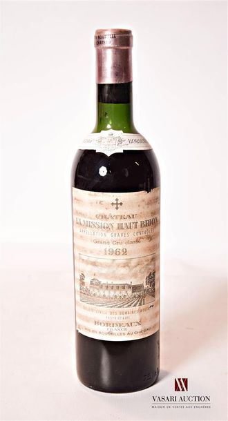 null 1 bottleChâteau LA MISSION HAUT BRIONGraves GCC1962

	And. faded and stained....