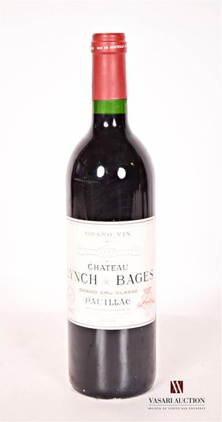 null 1 bouteille	Château LYNCH BAGES	Pauillac GCC	1992

	Et. à peine tachée. N :...