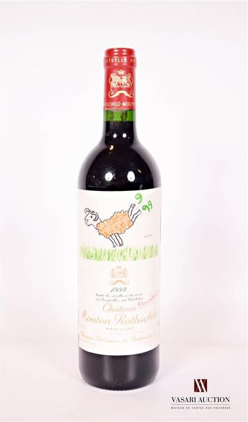 null 1 bouteille	Château MOUTON ROTHSCHILD	Pauillac 1er GCC	1999

	Et. de Savignac,...