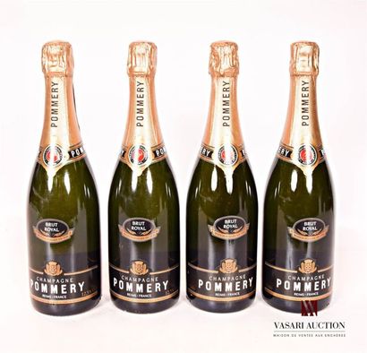 null 4 bouteilles	Champagne POMMERY Brut Royal		NM

	Présentation et niveau, imp...