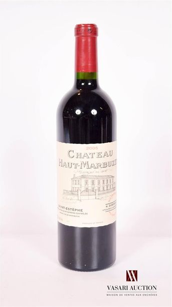 1 bouteille	Château HAUT MARBUZET	St Estèphe	2005

	Et....