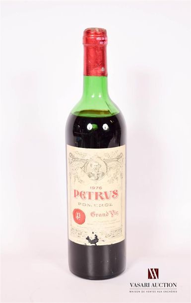 1 bouteille	PÉTRUS	Pomerol	1976

	Et. un...
