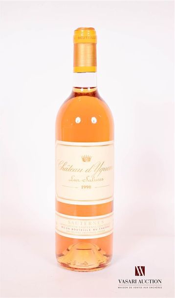 null 1 bouteille	Château D'YQUEM	1er Cru Sup. Sauternes	1990

	Et. excellente. N...