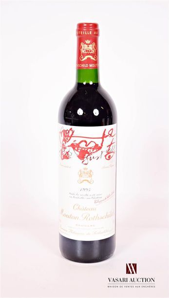 null 1 bottleChâteau MOUTON ROTHSCHILDPauillac 1er GCC1995

	And. from Antoni Tapies,...