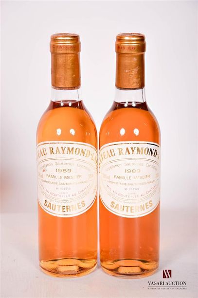 null 2 Half-Castle RAYMOND LAFONSauternes1989

	And... one barely stained, one stained....