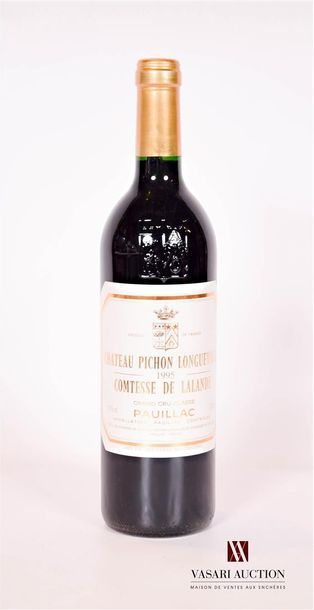 null 1 bouteille	Château PICHON LALANDE	Pauillac GCC	1995

	Présentation et niveau,...