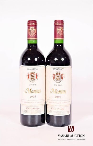 null 2 bottlesMADIRAN Château Montus "Cuvée Prestige"1995

	And. faded and stained....