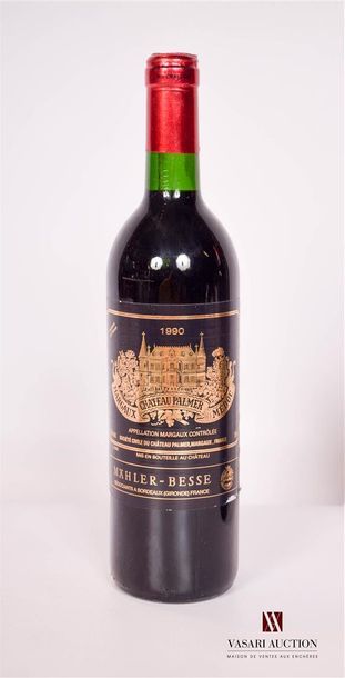null 1 bottleChâteau PALMERMargaux GCC1990

	And. good (2 small snags, 1 bottom tear)....