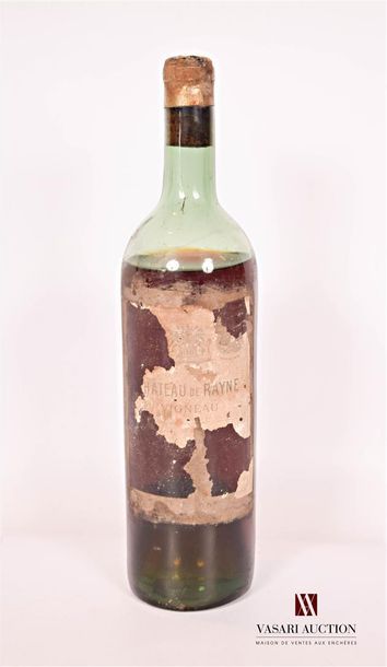 null 1 bottleChâteau DE RAYNE VIGNEAUSauternes 1er GCC1914

	Remnants of a label....