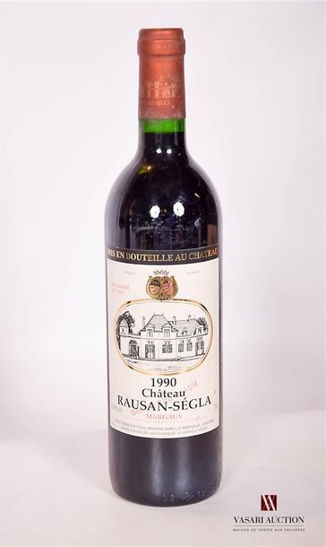 null 1 BottleChâteau RAUSAN SÉGLAMargaux GCC1990

	And. slightly stained. N: half...