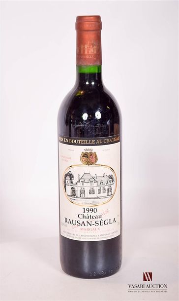 null 1 Bouteille	Château RAUSAN SÉGLA	Margaux GCC	1990

	Et. légèrement tachée. N...