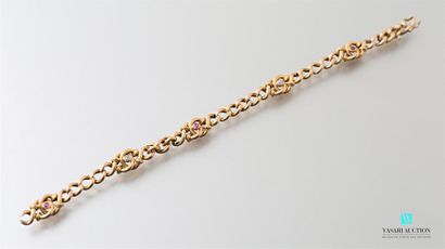null Supple bracelet circa 1900 in 750 thousandths gold, bracelet bracelet bracelet...