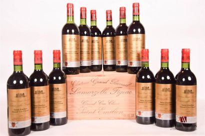null 12 bouteilles	Château Grd BARRAIL LAMARZELLE FIGEAC	St Emilion GCC	1982
	Et....