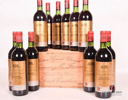 null 12 bouteilles	Château Grd BARRAIL LAMARZELLE FIGEAC	St Emilion GCC	1981
	Et....