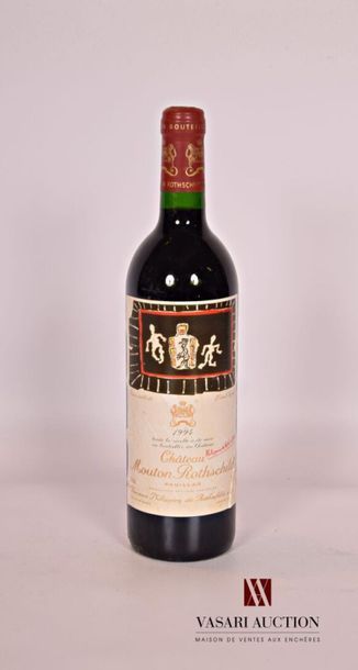 null 1 bouteille	Château MOUTON ROTHSCHILD	Pauillac 1er GCC	1994
	Et. de Karel Appel,...