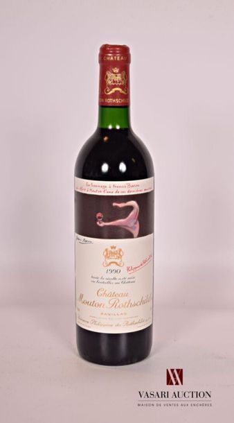 null 1 bouteille	Château MOUTON ROTHSCHILD	Pauillac 1er GCC	1990
	Et. de Françis...