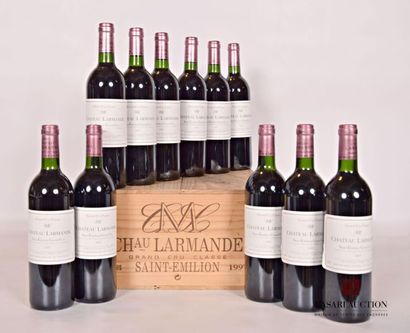 null 11 bouteilles	Château LARMANDE	St Emilion GCC	1997
	Et.: 8 impeccables, 1 légèrement...