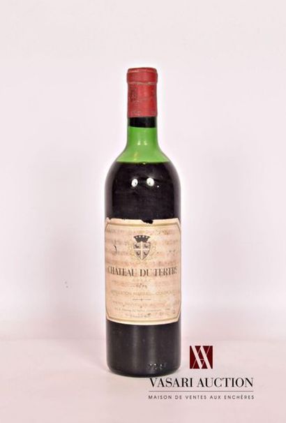 null 1 bouteille	Château DU TERTRE	Margaux 	1973
	Et. fanée, tâchée et un peu déchirée...