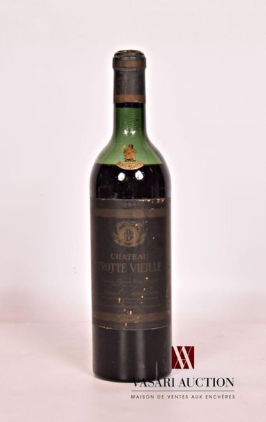 null 1 bouteille	Château TROTTE VIEILLE	Margaux GCC	1964
	Et. très fanée mais lisible....