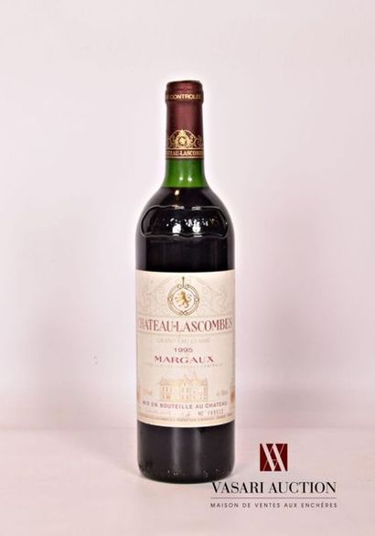 null 1 bouteille	Château LASCOMBES	Margaux GCC	1995
	Et. un peu tâchée. N : limite...