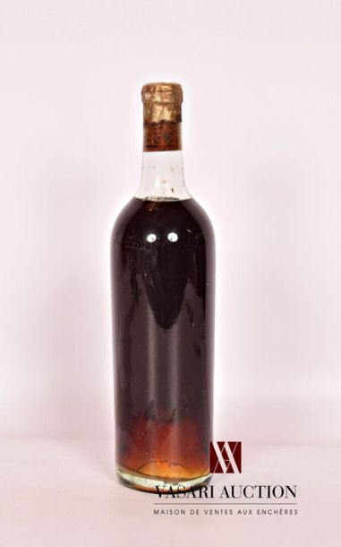 null 1 bouteille	Château SIGALAS RABAUD	Sauternes GCC	1923
	Sans étiquette. Millésime...