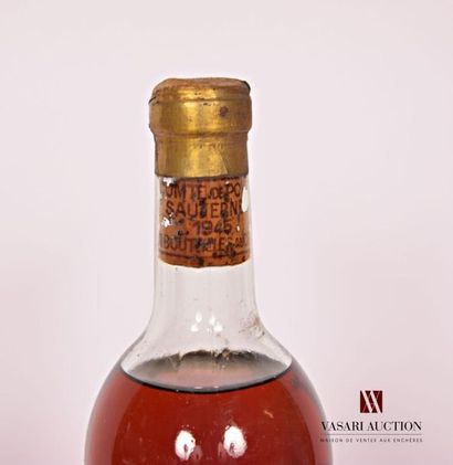 null 1 bouteille	Château DE RAYNE VIGNEAU	Sauternes 1er GCC	1945
	Et. usée et tachée...