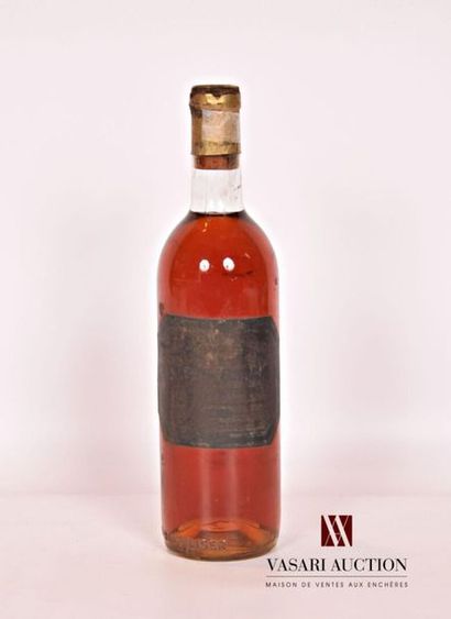 null 1 bottleChâteau GUIRAUDSauternes 1er GCC1965Et
. very faded and stained. Cap...