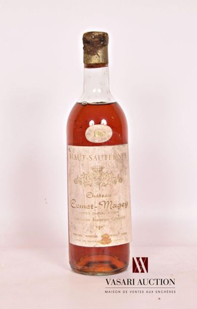 null 1 bouteille	Château COMET-MAGEY	Haut Sauternes	1967
	Contigu Château d'Yquem.		
	Et....