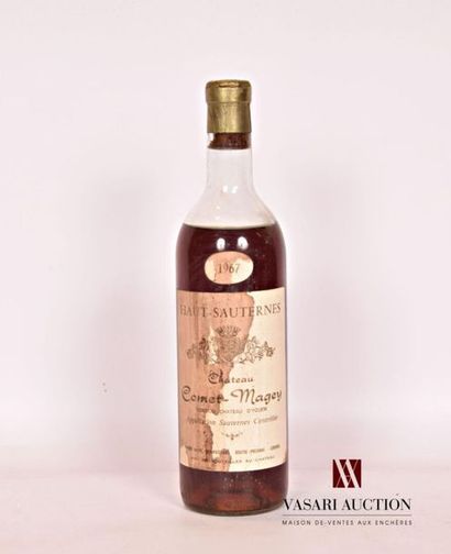 null 1 bottleChâteau COMET-MAGEYHigh Sauternes1967Contiguous
 Château d'Yquem
.Et....
