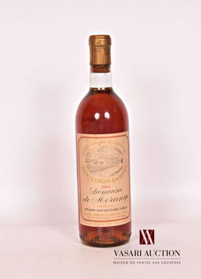 null 1 bouteille	DOMAINE DE MORANGE	Ste Croix Du Mont	1959
	Et. un peu fanée et un...