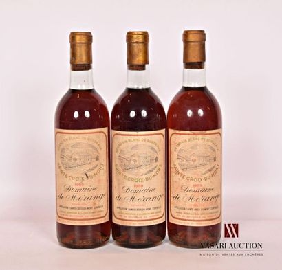 null 3 bouteilles	DOMAINE DE MORANGE	Ste Croix Du Mont	1959
	Et. fanée et tachées....